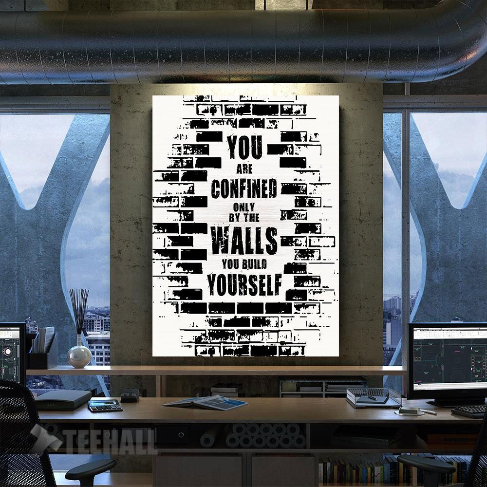 Walls Motivational Words Canvas Prints Wall Art Decor