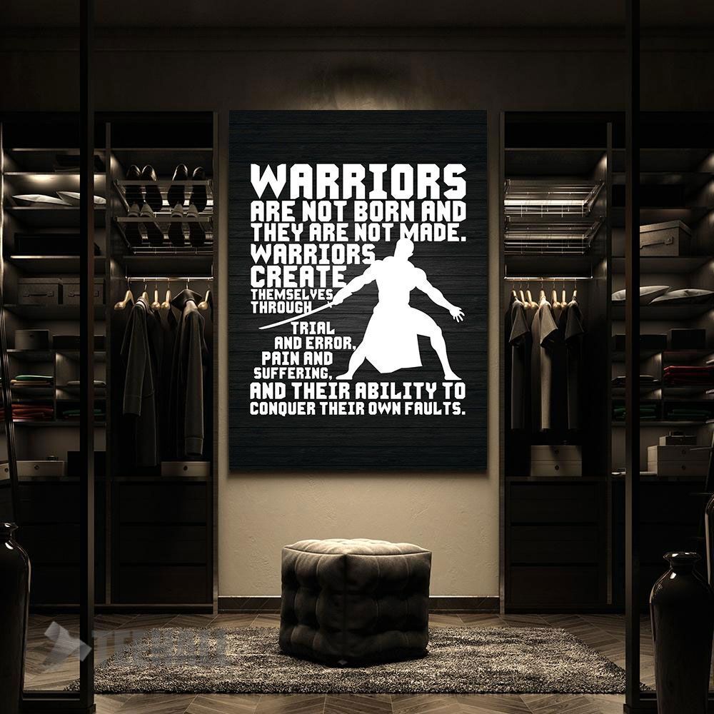 Warrior-Motivational-Canvas-Prints-Wall-Art-Decor-2 Warrior Motivational Canvas Prints Wall Art Decor 2