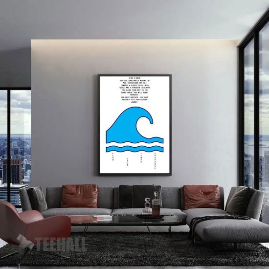 Water Element Motivation Canvas Prints Wall Art Decor 1