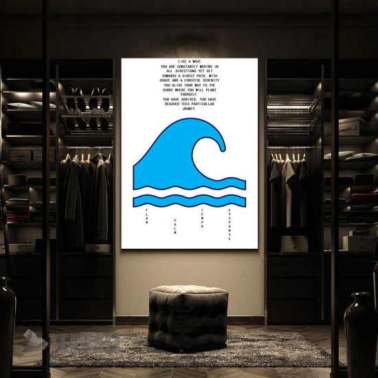 Water Element Motivation Canvas Prints Wall Art Decor 2