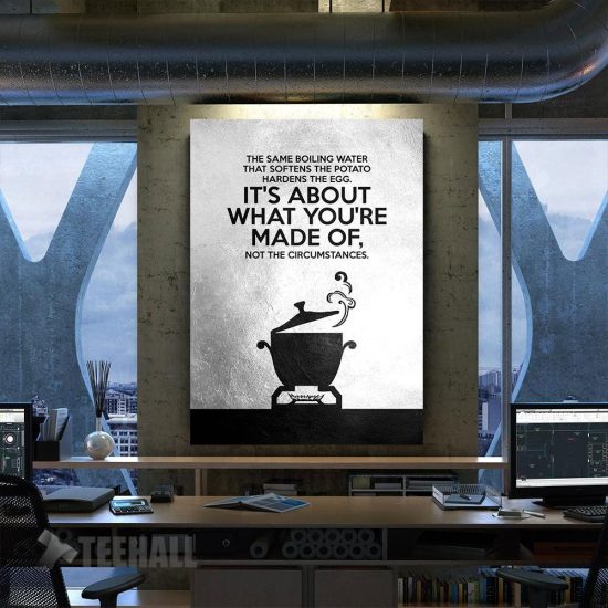 What You Are Made Of Motivational Canvas Prints Wall Art Decor