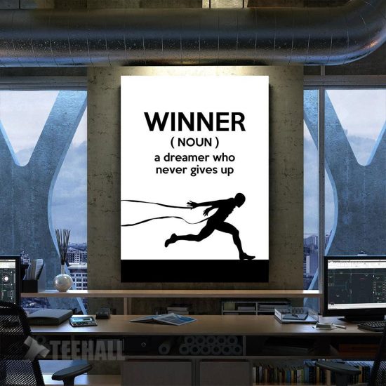 Winner Dreamer Mandela Motivational Canvas Prints Wall Art Decor
