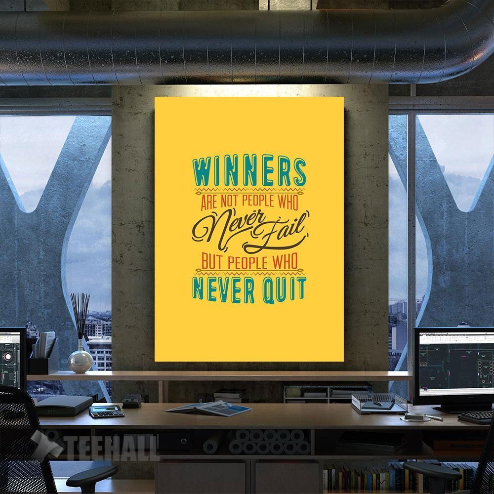 Winner Motivation Canvas Prints Wall Art Decor