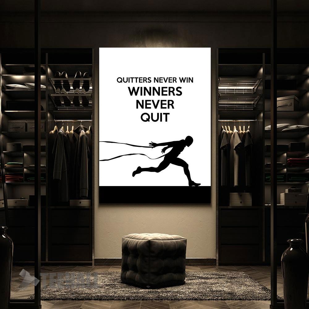 Winner-Quitter-Motivational-Canvas-Prints-Wall-Art-Decor-2 Winner Quitter Motivational Canvas Prints Wall Art Decor 2
