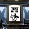 Winston Churchill Finisher Motivational Canvas Prints Wall Art Decor