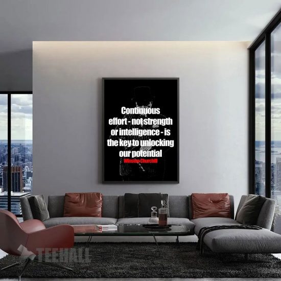 Winston Churchill Quotes Motivational Canvas Prints Wall Art Decor 1