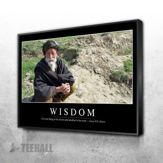 Wisdom Motivational Canvas Prints Wall Art Decor 1