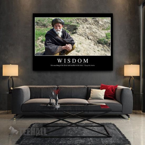 Wisdom Motivational Canvas Prints Wall Art Decor