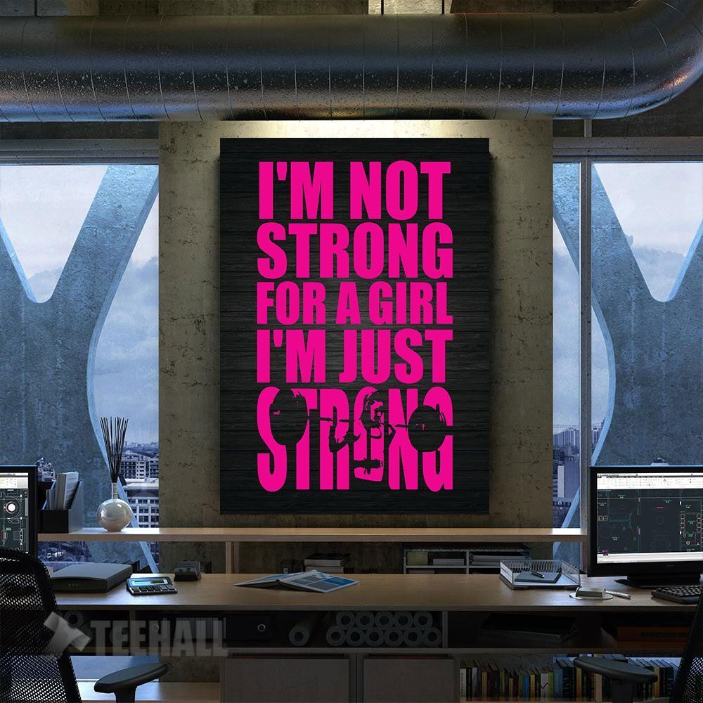 Womens Gym Motivation Canvas Prints Wall Art Decor