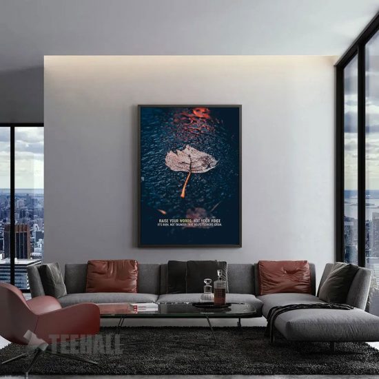 Words Or Voice Motivational Canvas Prints Wall Art Decor 1