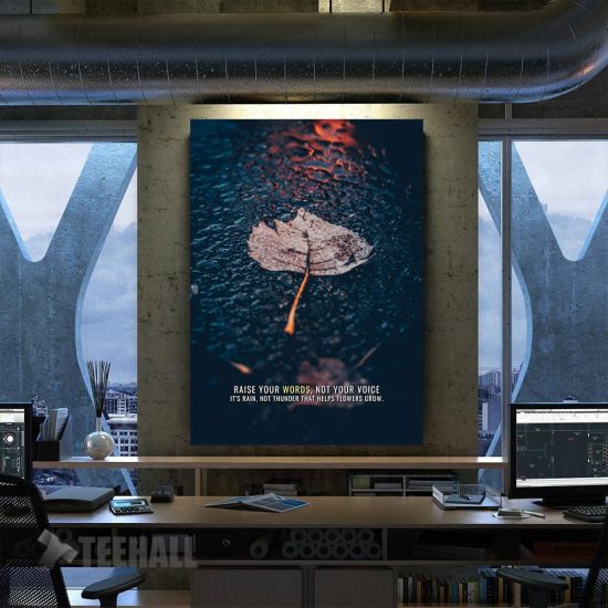 Words Or Voice Motivational Canvas Prints Wall Art Decor