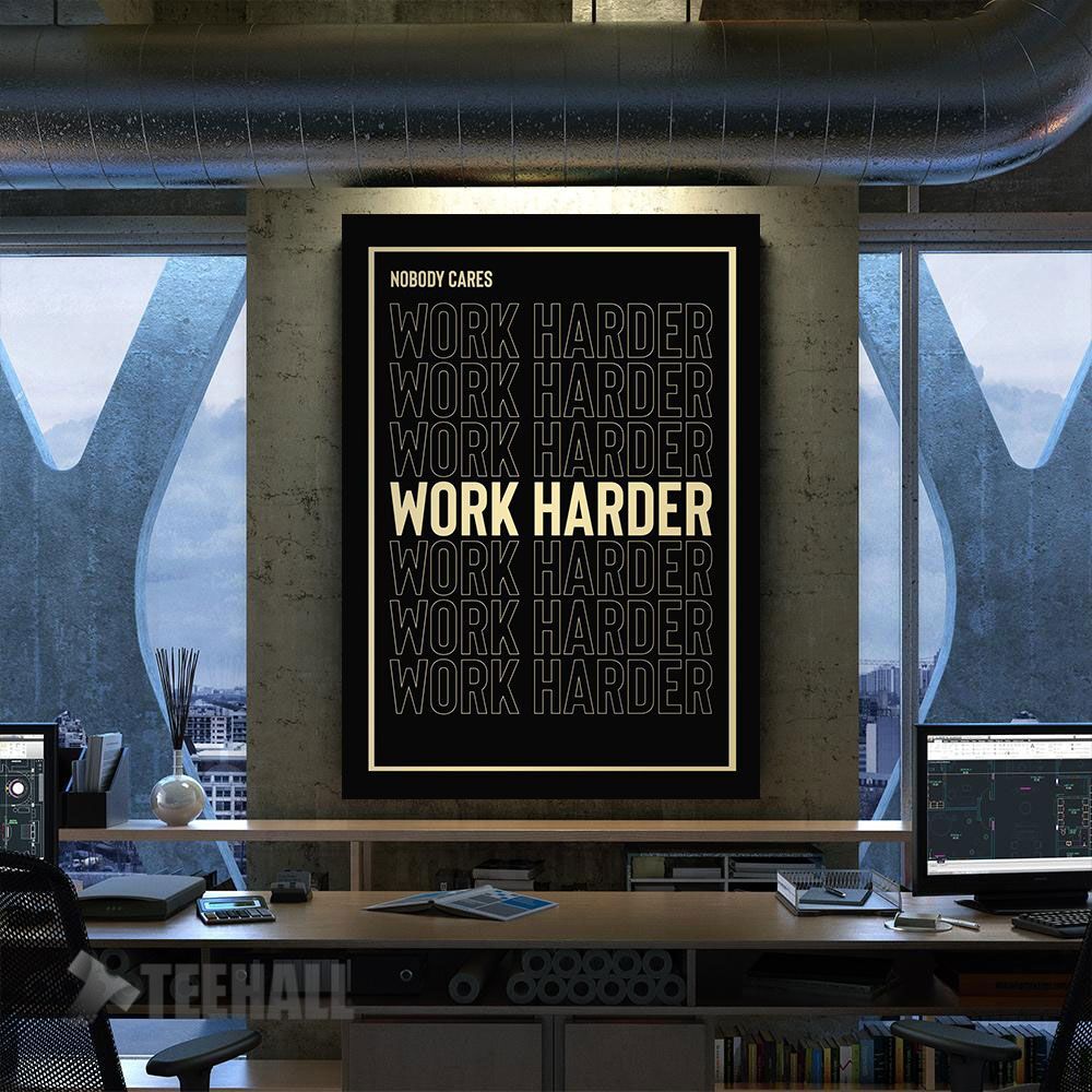 Work-Harder-Motivational-Canvas-Prints-Wall-Art-Decor Work Harder Motivational Canvas Prints Wall Art Decor