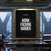 Work Harder Motivational Canvas Prints Wall Art Decor