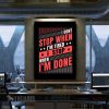 Work Motivation Dont Stop Canvas Prints Wall Art Decor