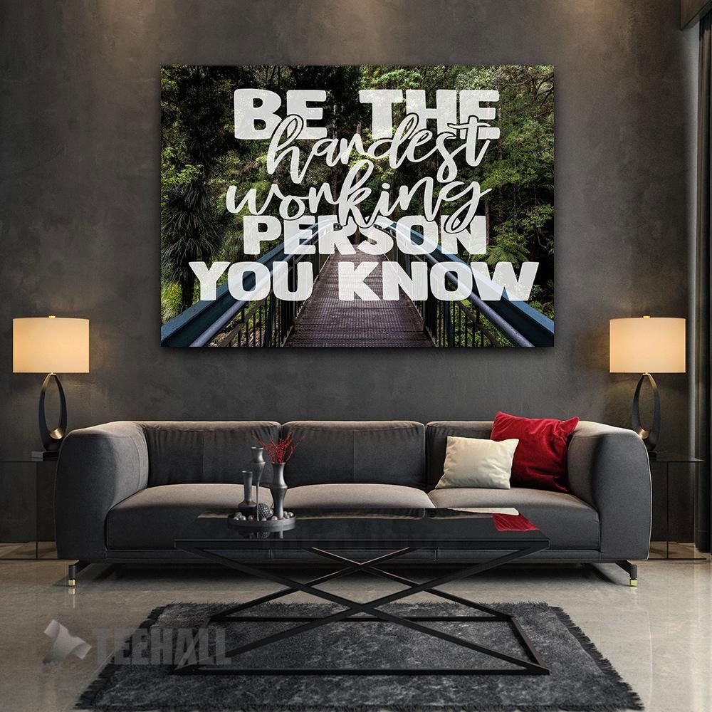 Work Motivational Quote Canvas Prints Wall Art Decor