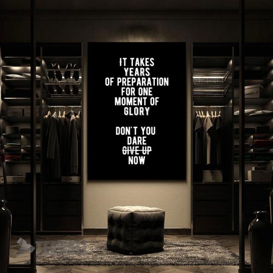 Years Of Preparation Quote Motivational Canvas Prints Wall Art Decor 2