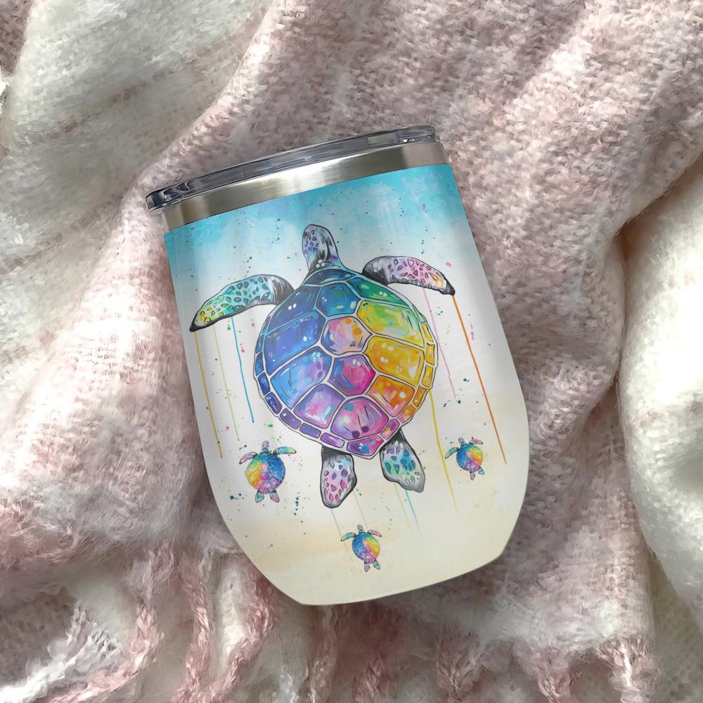 Baby Turtle To My Beautiful Mom I Love You Forever And Always Mother Wine Tumbler Mom Gift Wine Tumbler baby turtle to my beautiful mom i love you forever and always mother wine tumbler mom gift wine tumbler 4408