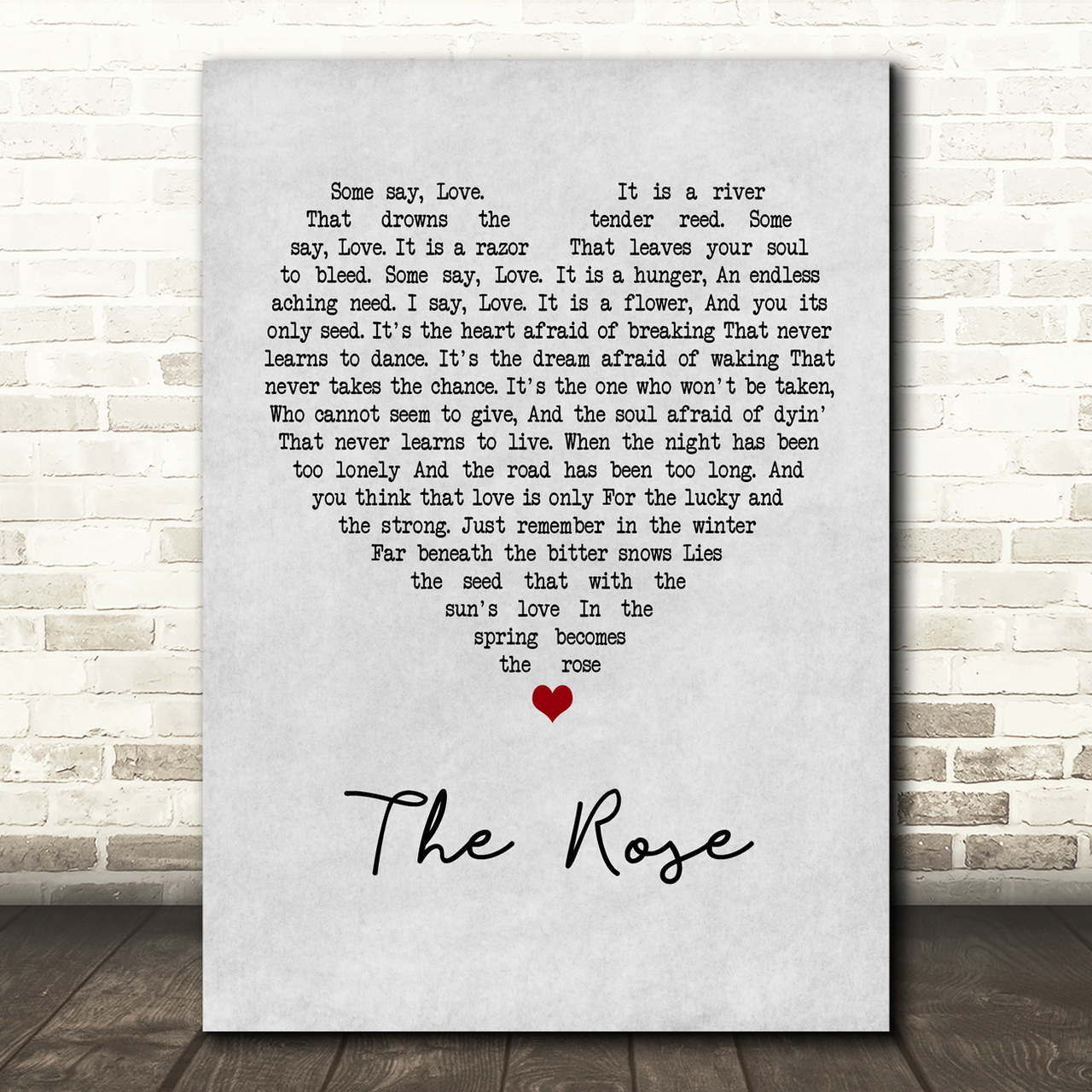The rose song lyrics