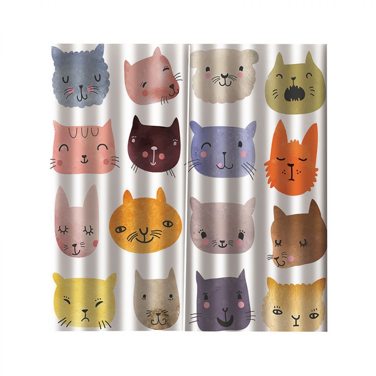 Cats And Dogs Printed Window Curtain Home Decor cats and dogs printed window curtain home decor 5902