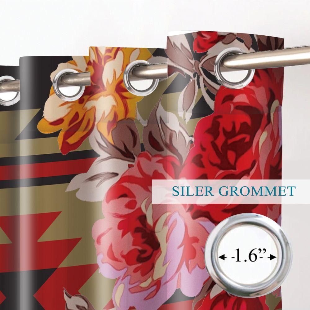 Golden Retriever Indigenous Culture Printed Window Curtain Home Decor golden retriever indigenous culture printed window curtain home decor 7055