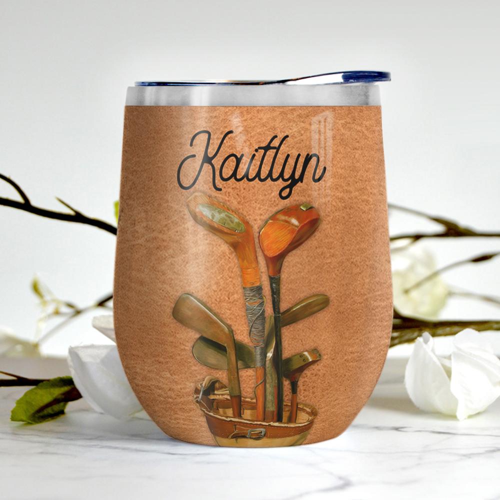 golf life is full of important choices personalized wine tumbler 4363