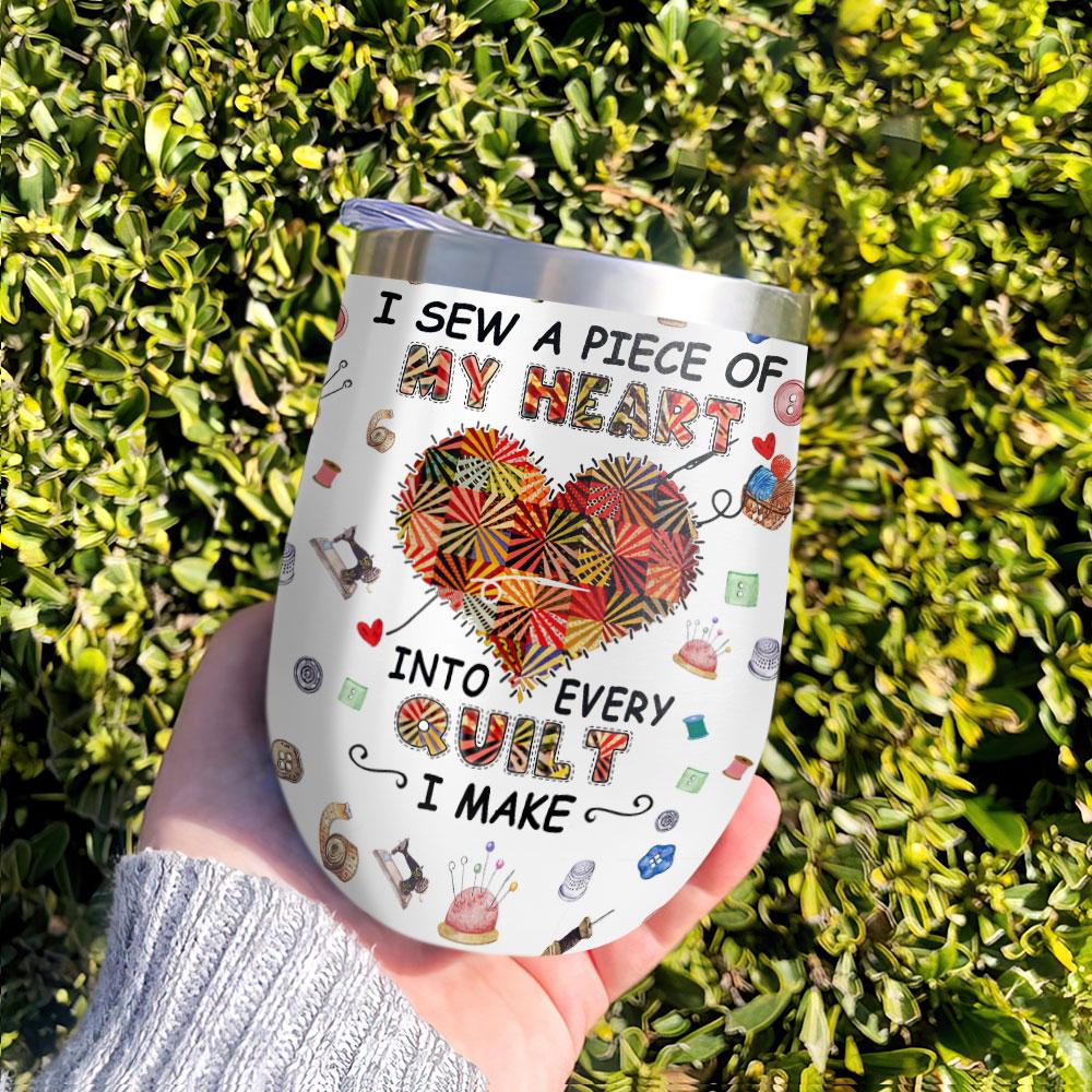 I Sew And Collecting Fabric Wine Tumbler i sew and collecting fabric wine tumbler 1044