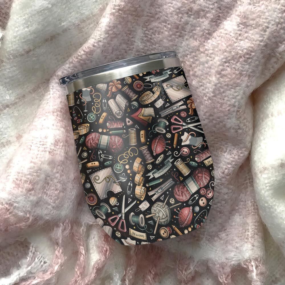 I Survived Sewing During A Pandemic 2021 Sewing Lover Wine Tumbler Sewing Gift Wine Tumbler i survived sewing during a pandemic 2021 sewing lover wine tumbler sewing gift wine tumbler 1391