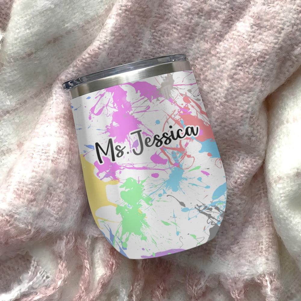i teach little people to read im sort of a big deal gift for teacher kindergarten teacher love teacher wine tumbler 4331