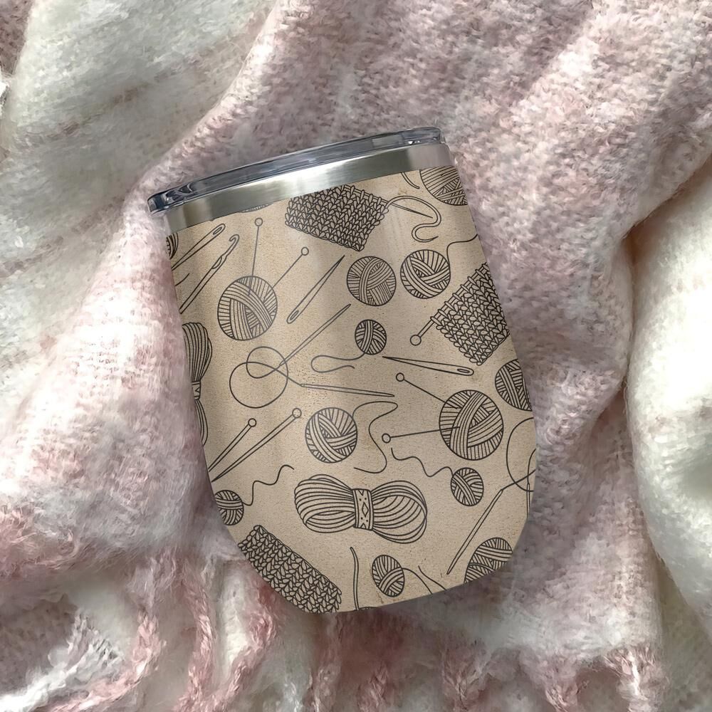 it a 2021 survival skill crochet lover wine tumbler crochet gift wine tumbler 6947