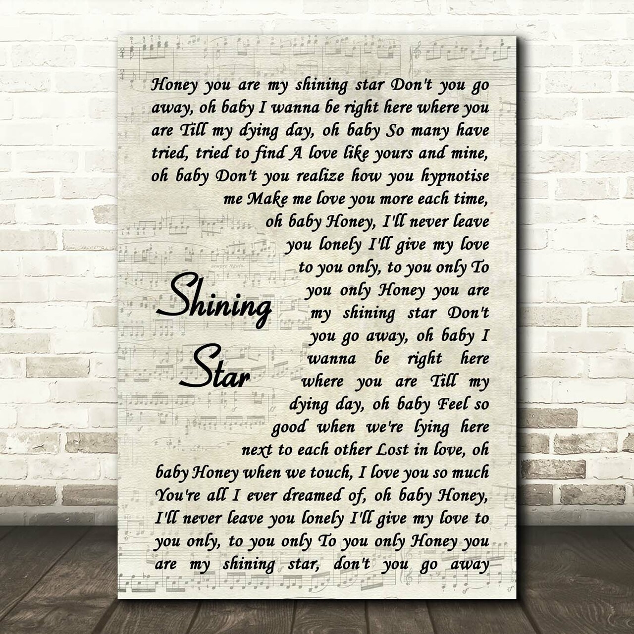 Jerry Garcia Band Shining Star Vintage Script Song Lyric Print jerry garcia band shining star vintage script song lyric print 7277