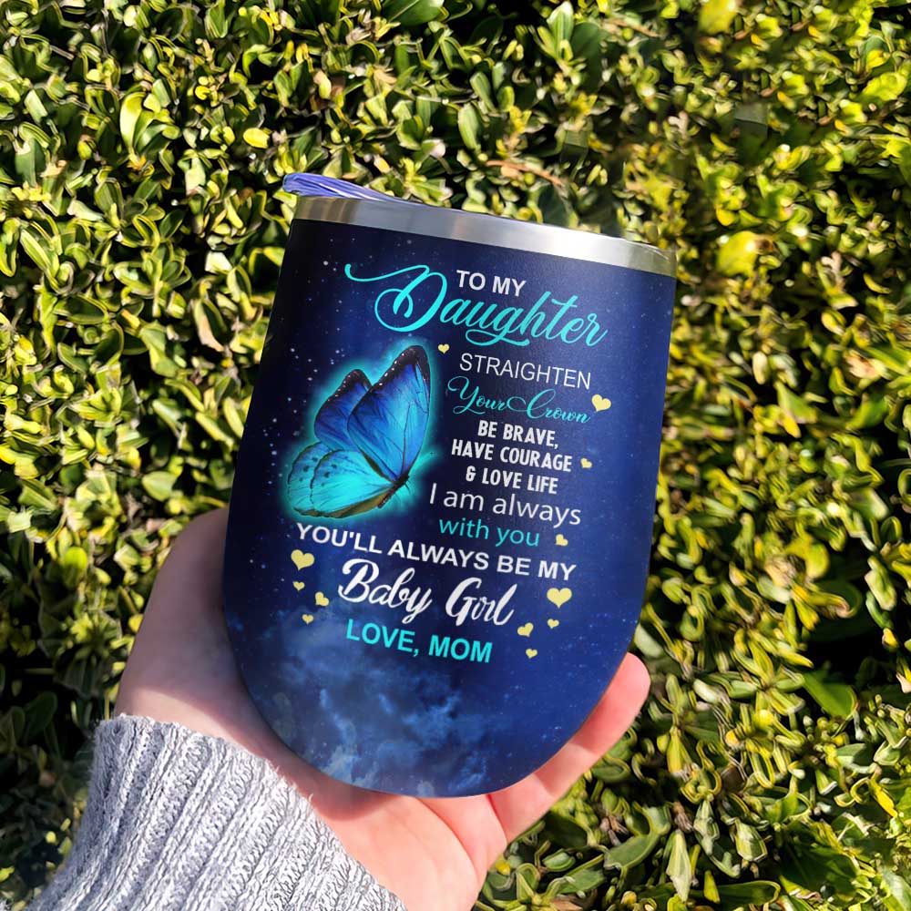 Love You To The Moon And Back My Daughter Butterfly Personalized Wine Tumbler love you to the moon and back my daughter butterfly personalized wine tumbler 3039