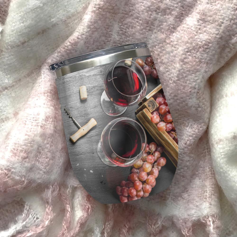 mom for putting with me you deserve all the wine gift for mother wine tumbler 5012