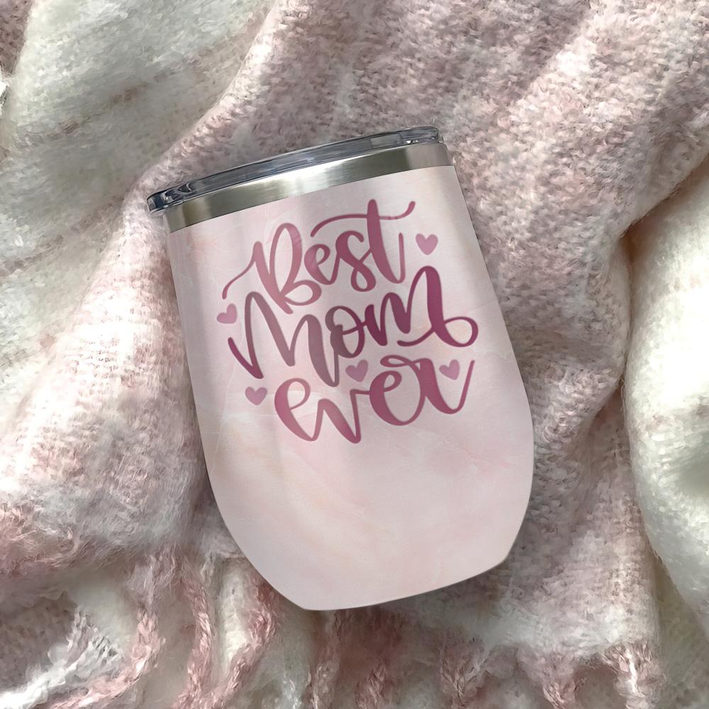mom thanks for sharing your dna now we are both awesome pink marble funny mug meaning gift for mom funny gift for mom wine tumbler 1254