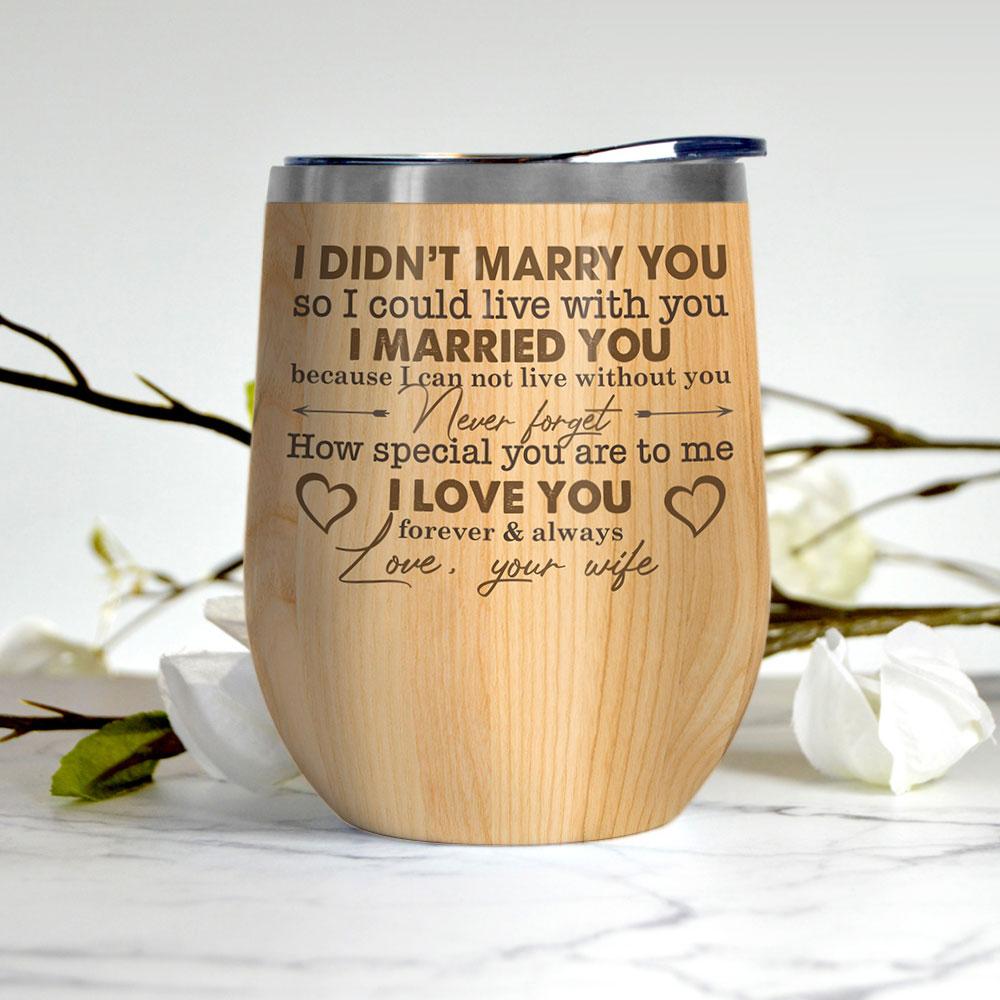 Personalized Deer Couple I Love You Wine Tumbler personalized deer couple i love you wine tumbler 2469