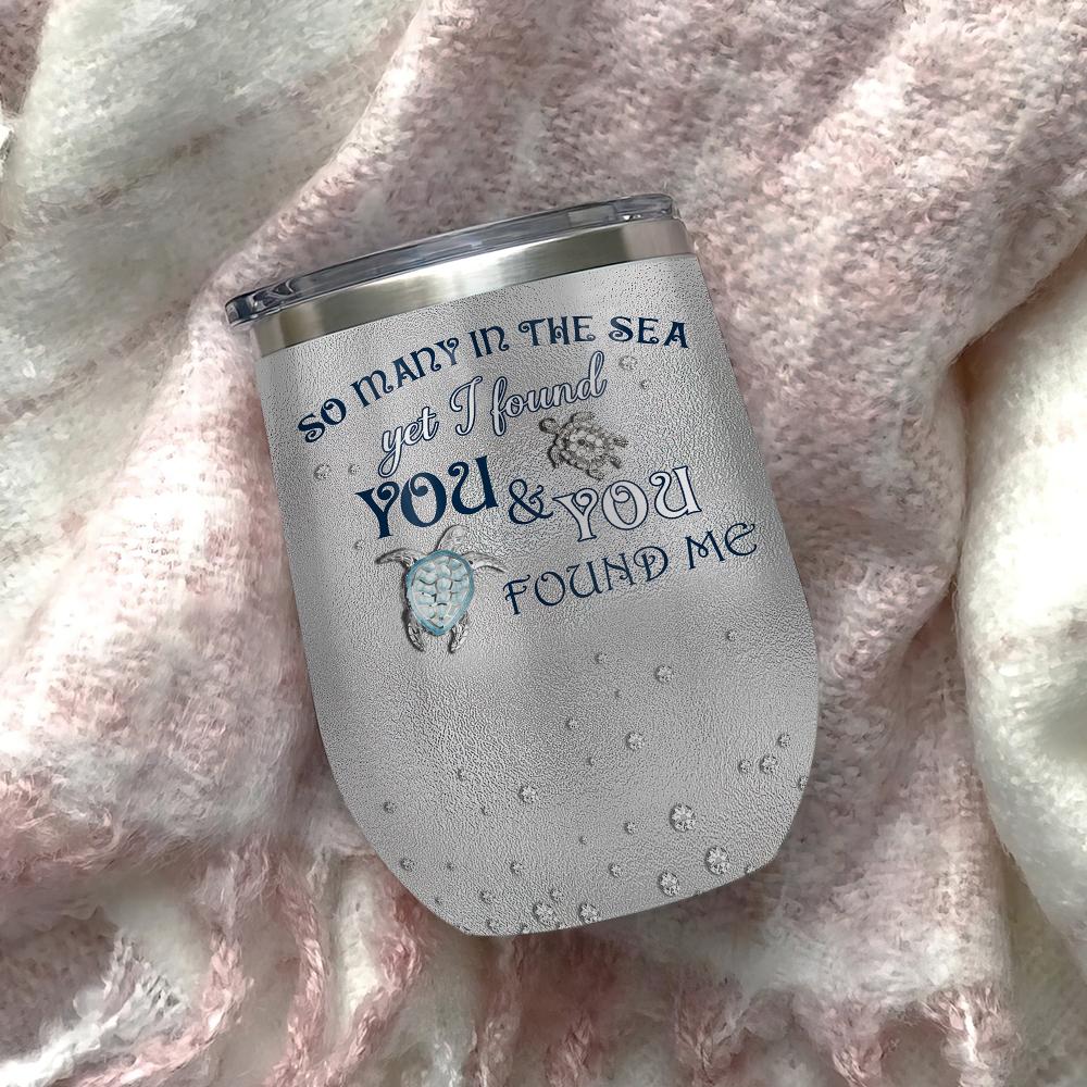 Personalized Married Turtle Couple Gift Wine Tumbler personalized married turtle couple gift wine tumbler 1601