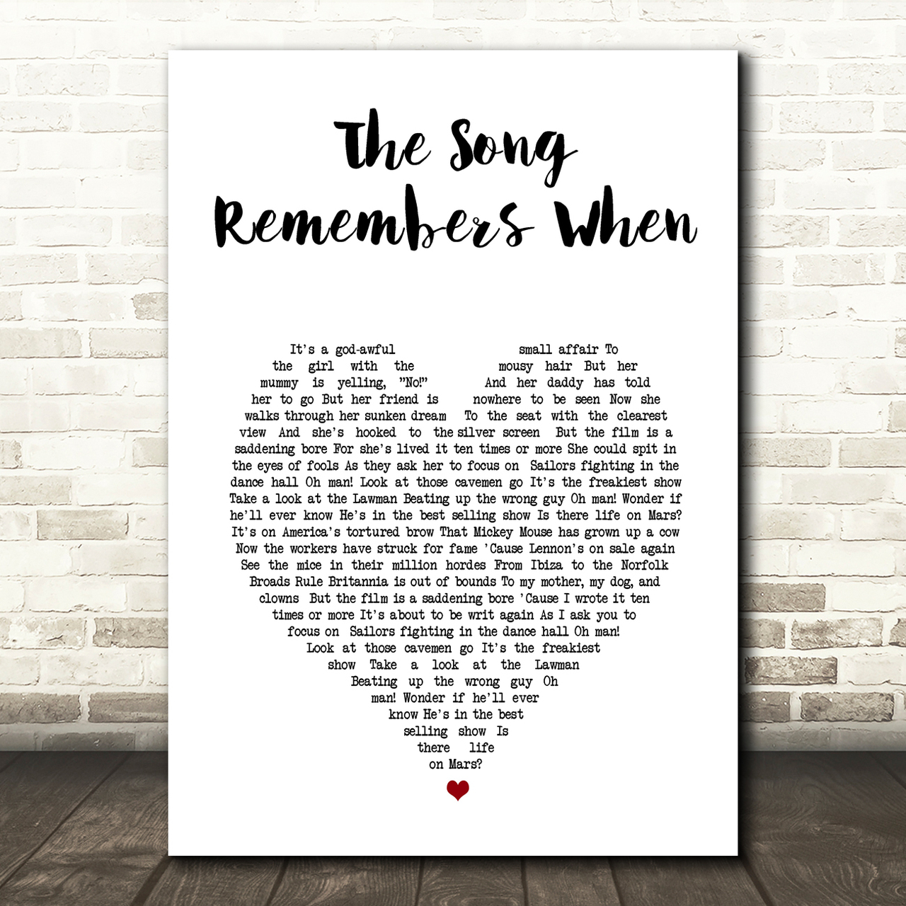 trisha yearwood the song remembers when white heart song lyric art print 8355