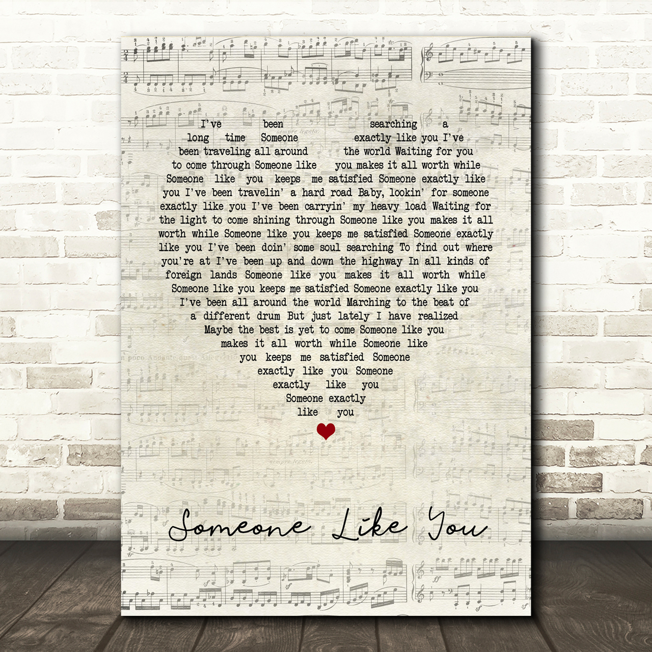 van morrison someone like you script heart song lyric print 4226