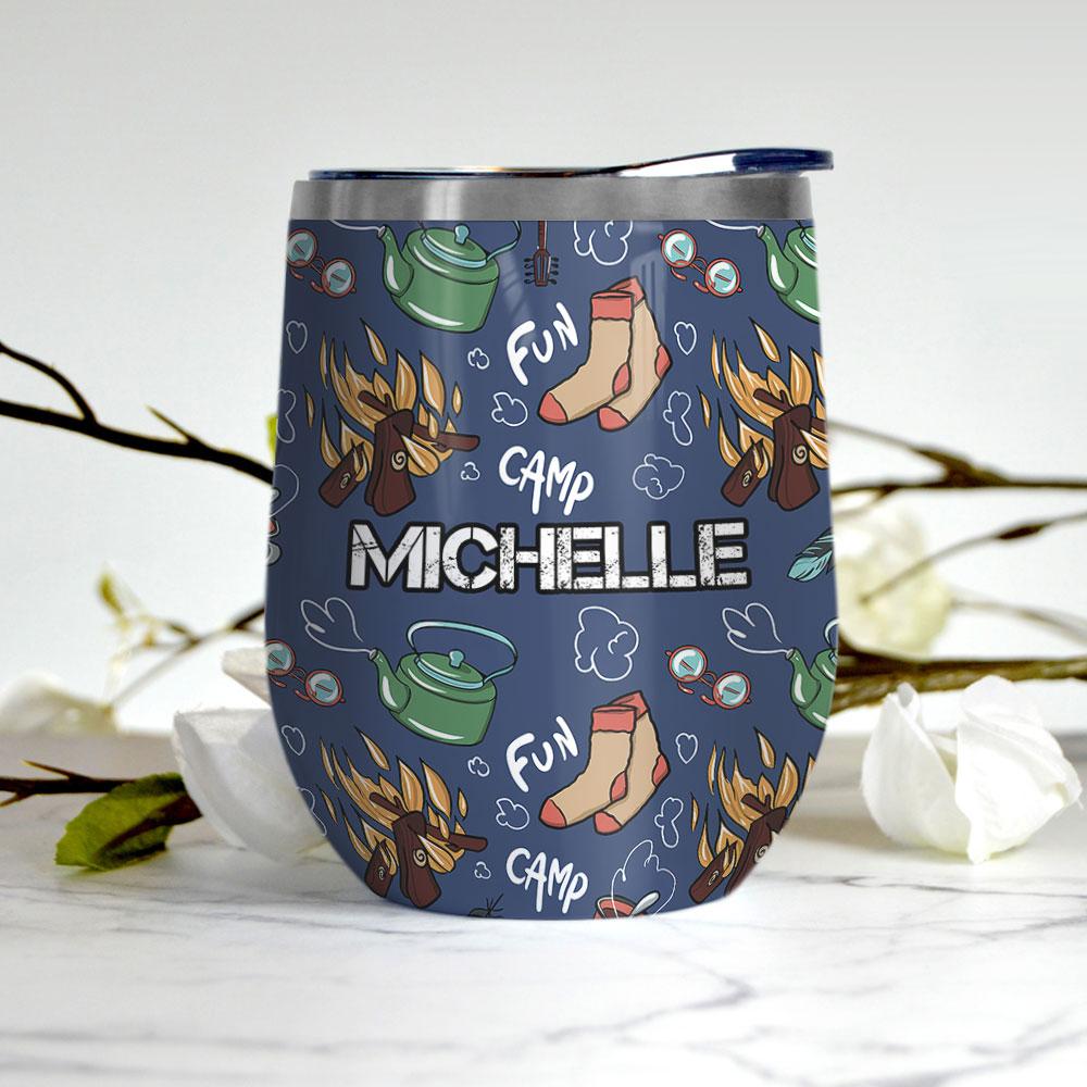 we are more than just camping friends we are like relly small gangs wine tumbler 7253