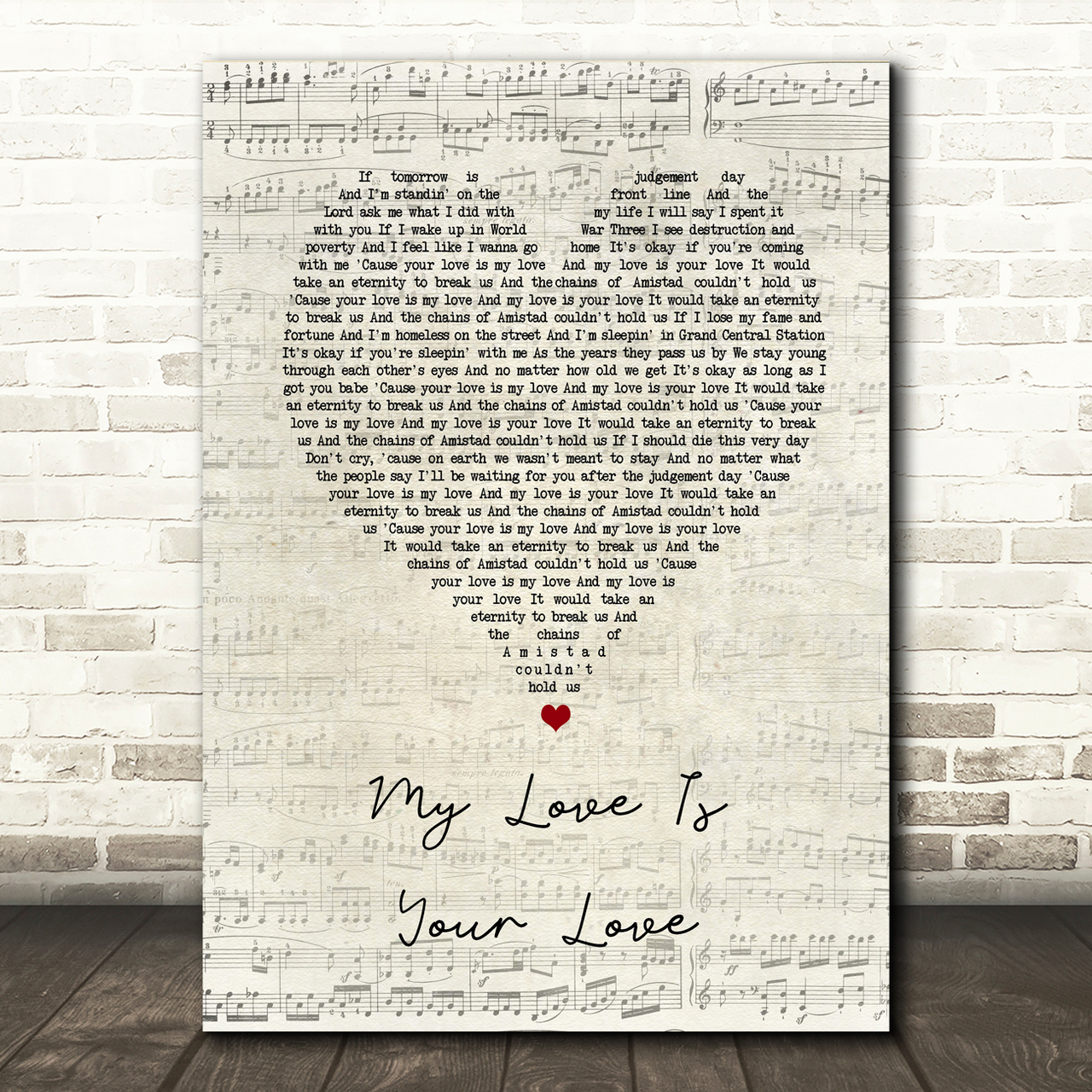 Whitney Houston My Love Is Your Love Script Heart Song Lyric Print whitney houston my love is your love script heart song lyric print 3288