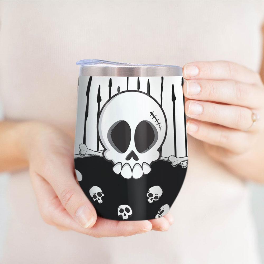 you are awesome keep that shit up boo ghost scary pumpkin trick or treat halloween wine tumbler 7560