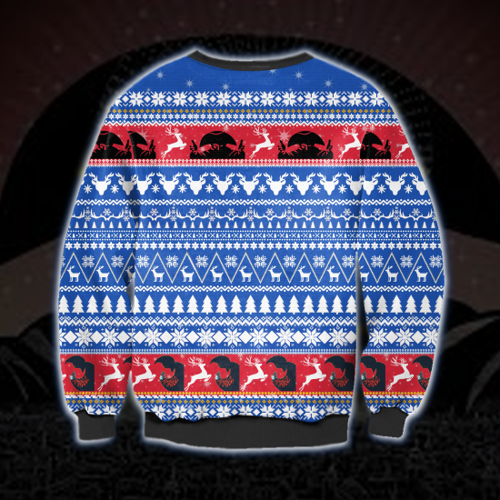 3D All Over Printed Amadeus Ugly Christmas Sweatshirt 1
