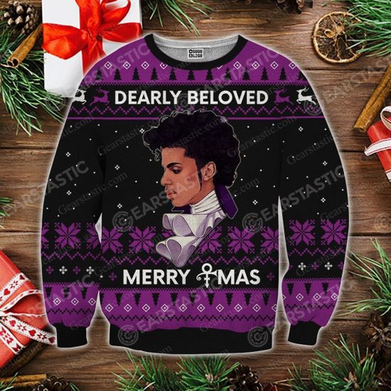 3D All Over Printed Dearly Beloved Merry Christmas Sweatshirt