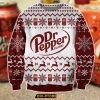 3D All Over Printed Dr Pepper Ugly Christmas Sweatshirt