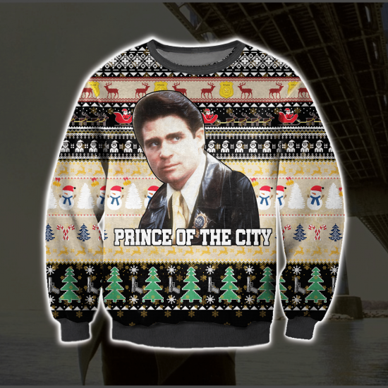 3D All Over Printed Prince Of The City Christmas Sweatshirt