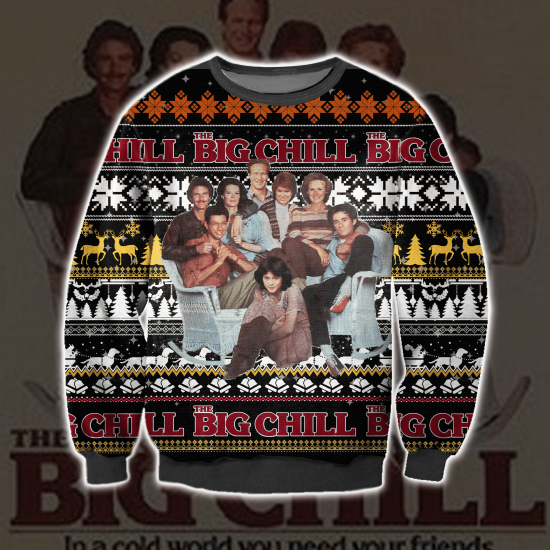 3D All Over Printed The Big Chill Ugly Christmas Sweatshirt