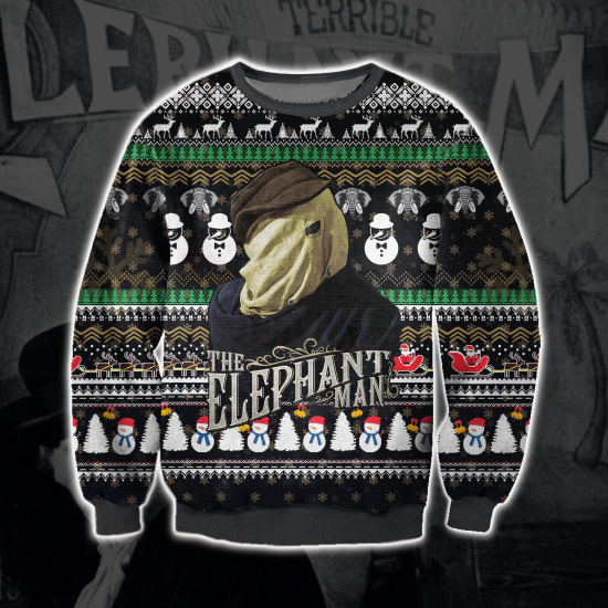 3D All Over Printed The Elephant Man Ugly Sweatshirt