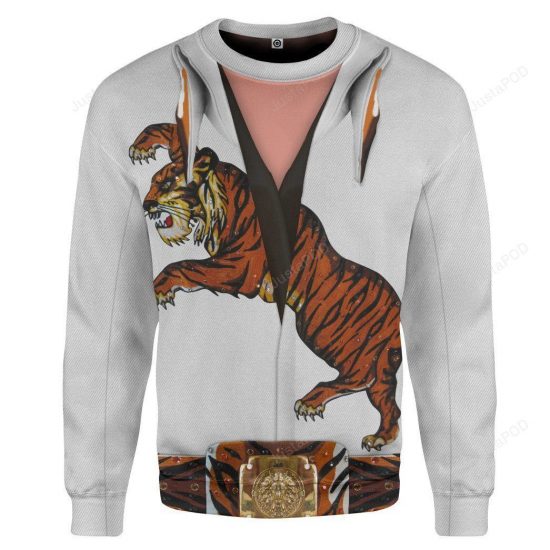 3D Elv Prl Tiger Jumpsuit Sweatshirt  Ugly Christmas Sweater Xmas Gift - Colins Store