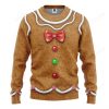 3D Gingerbread Costume Sweatshirt Christmas Sweaters