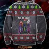 3D Print Knitting Pattern Vogue Magazine Ugly Christmas Sweatshirt