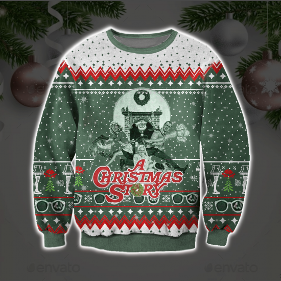 A Christmas Story 3D All Over Printed Ugly Sweatshirt